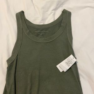 soft and cozy american eagle army green tank